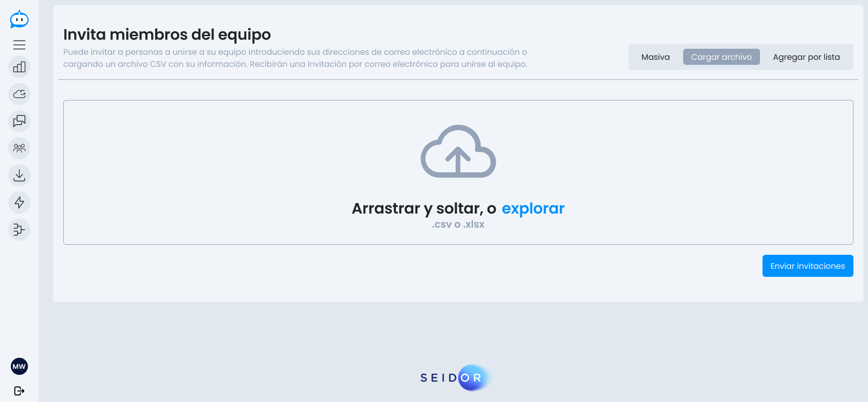 Bulk Invitation Upload